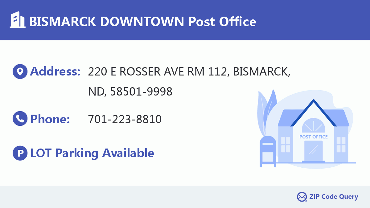 Post Office:BISMARCK DOWNTOWN