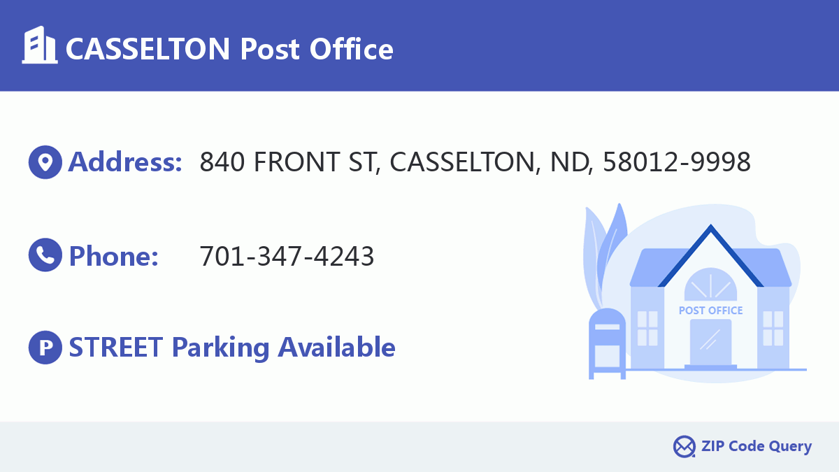 Post Office:CASSELTON