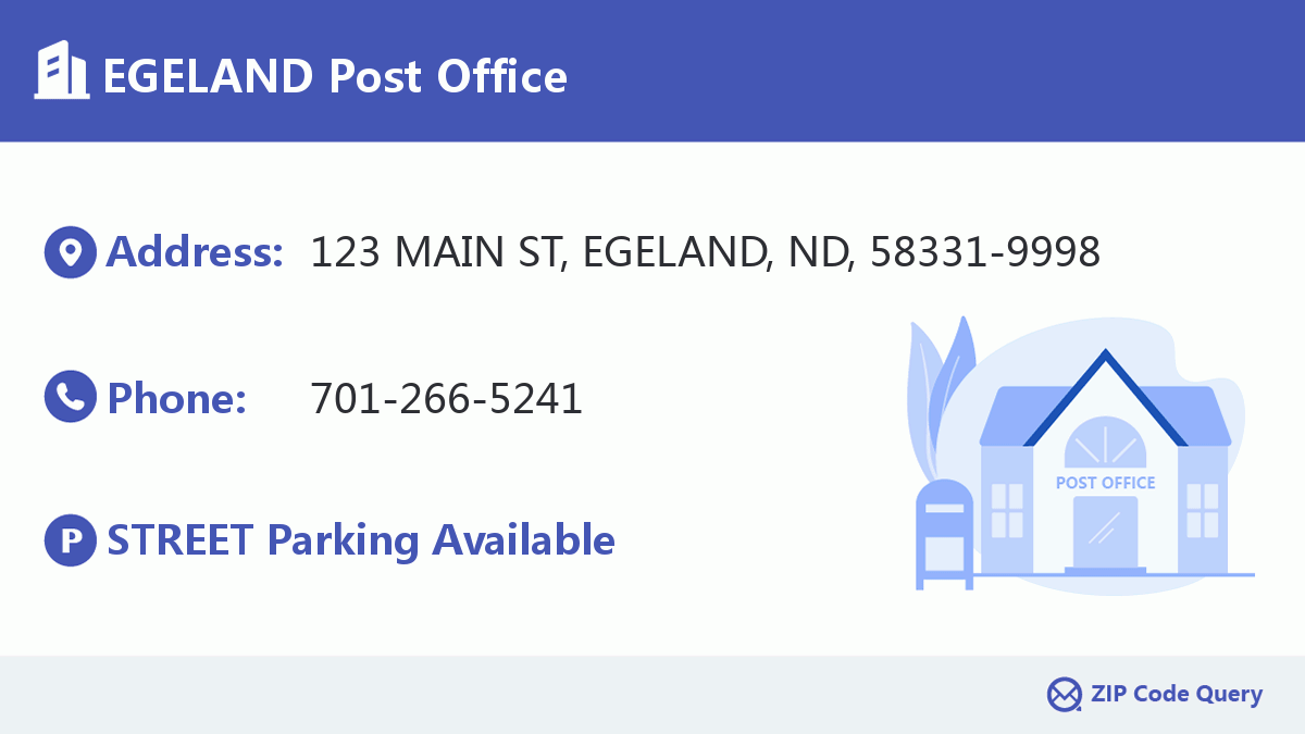 Post Office:EGELAND