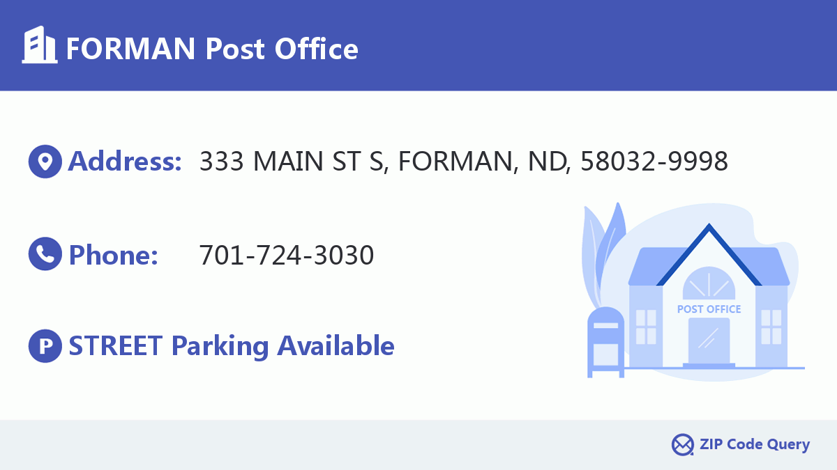 Post Office:FORMAN