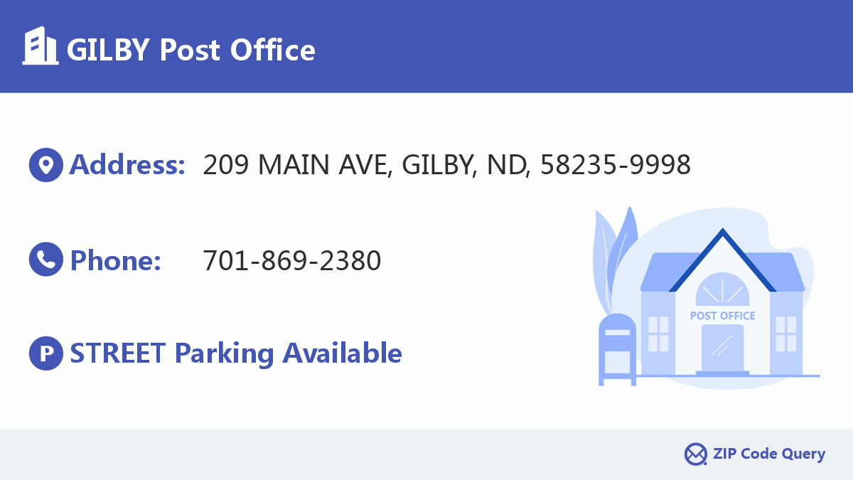 Post Office:GILBY