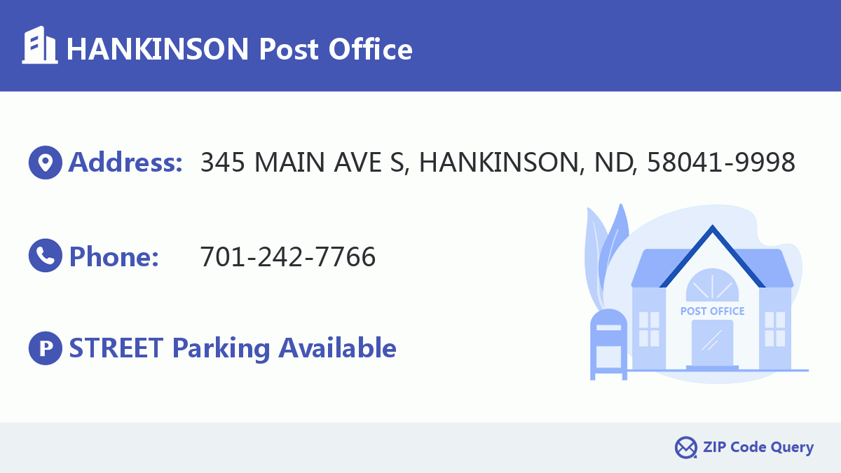 Post Office:HANKINSON