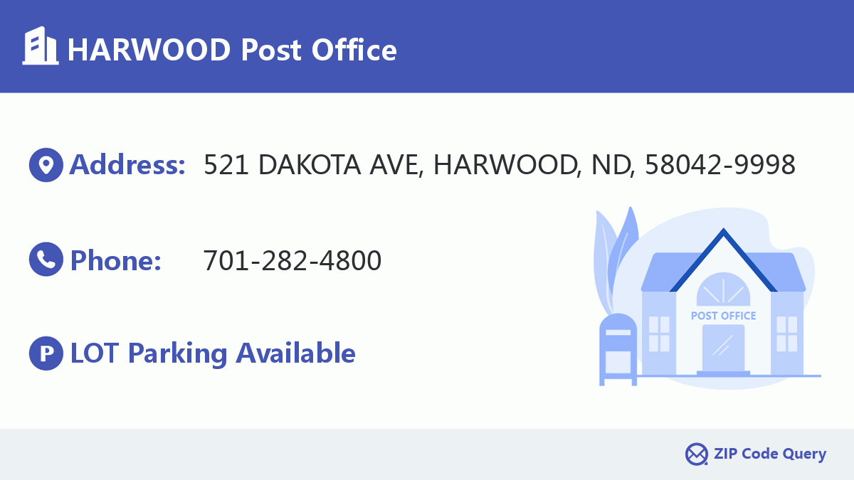 Post Office:HARWOOD