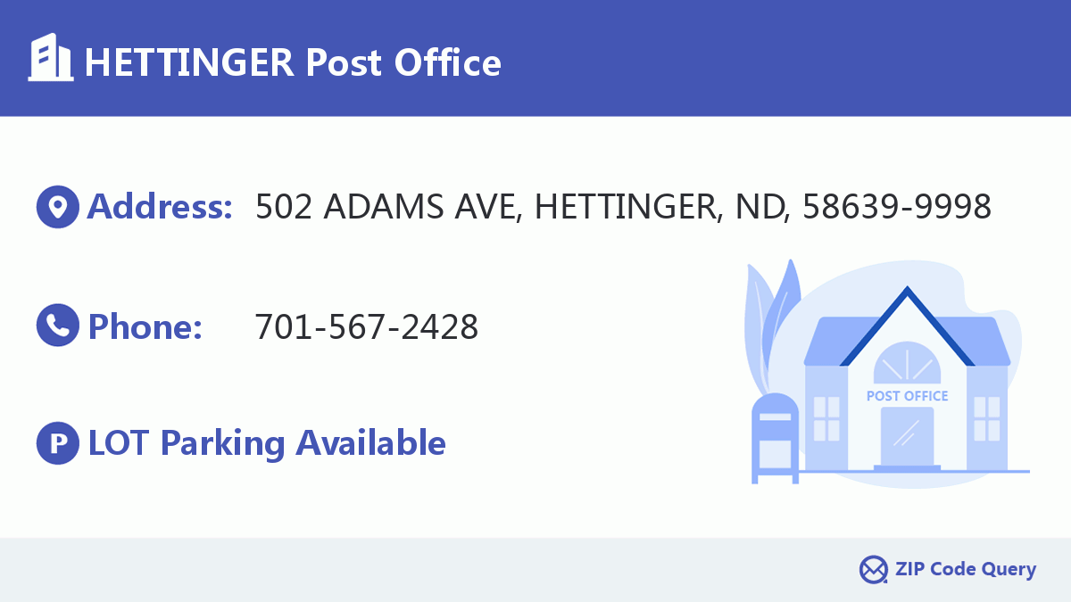 Post Office:HETTINGER