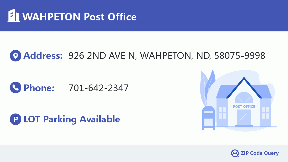 Post Office:WAHPETON