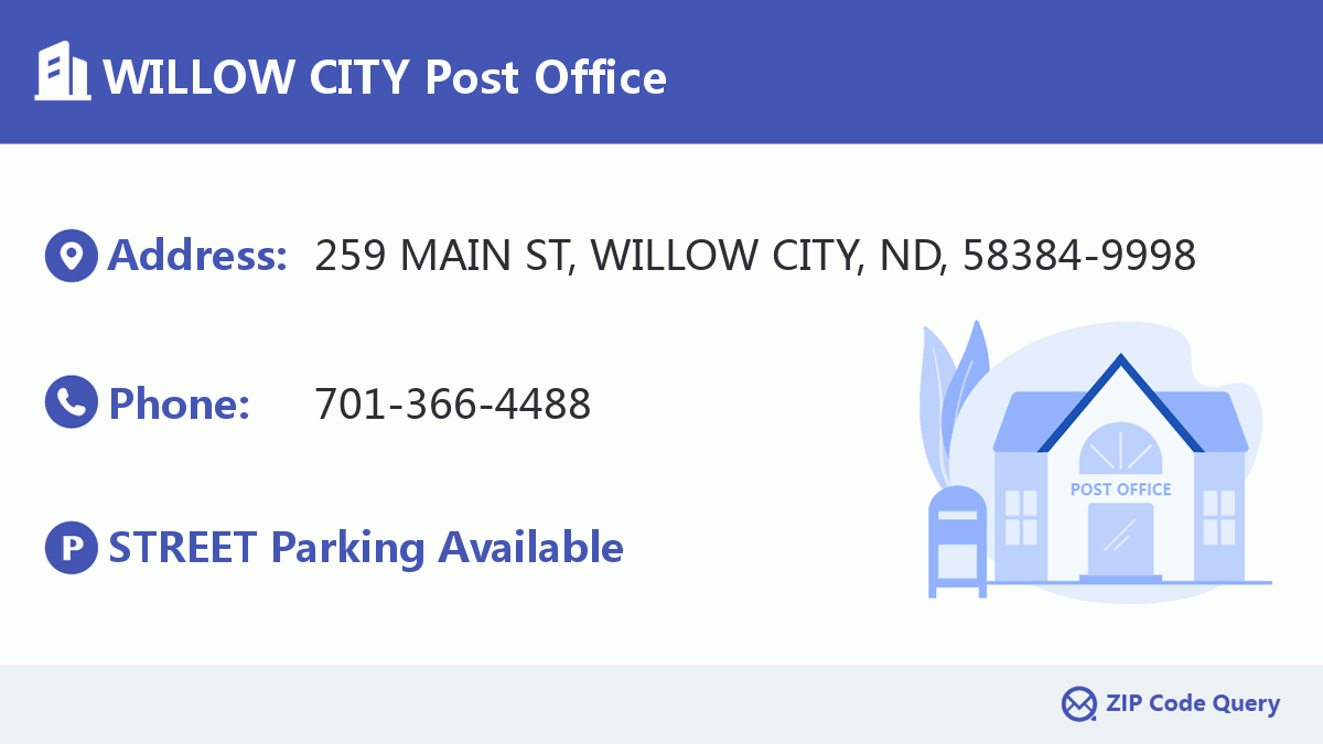 Post Office:WILLOW CITY